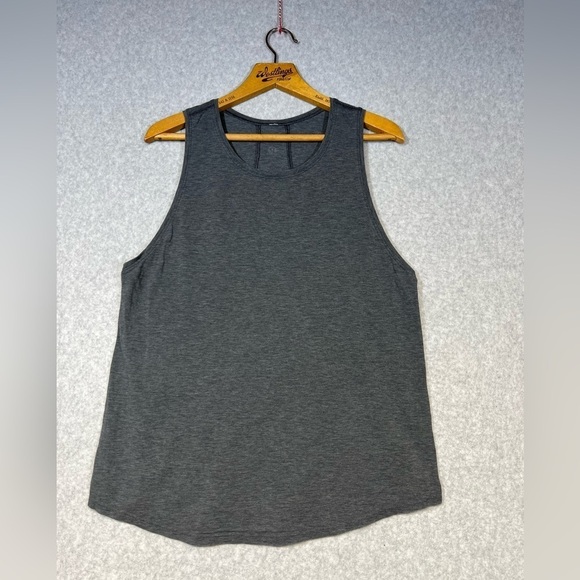 Lululomen Shirt Womens 4 Grey Sleeveless Top - Picture 1 of 2